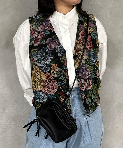 kutir（クティール）の「【セットアップ可】ゴブランベスト（ベスト・レディース・ブラック/アイボリー・FREE）」の19枚目の写真