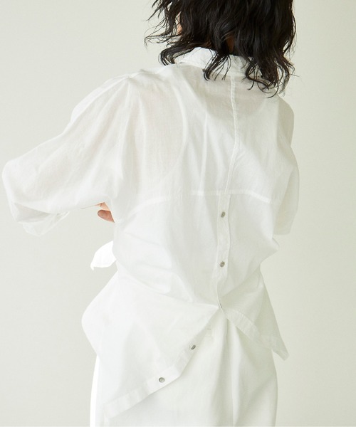 GALLARDAGALANTE(ガリャルダガランテ)の「長袖シャツ(シャツ/ブラウス・レディース・チャコールグレー・FREE)」の7枚目の写真