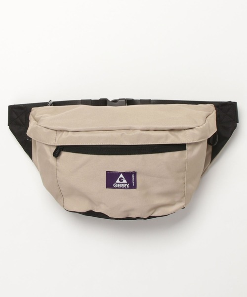 GERRY（ジェリー）の「【GERRY/ジェリー】ワンポイントロゴウエストバッグ（ボディバッグ/ウエストポーチ・メンズ・ベージュ/ブラック/マルチ/グレー/チャコールグレー・FREE）」の6枚目の写真