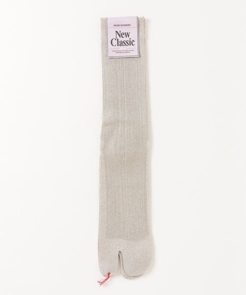 MARCOMONDE(マルコモンド)の「MARCOMONDE(マルコモンド)glitter tabi socks/グリッタータビソックス(ソックス/靴下・レディース・シルバー/ラベンダー/ブルー系その他3/ピンク/ゴールド/アイボリー/ブルー/ブラック・1)」の2枚目の写真