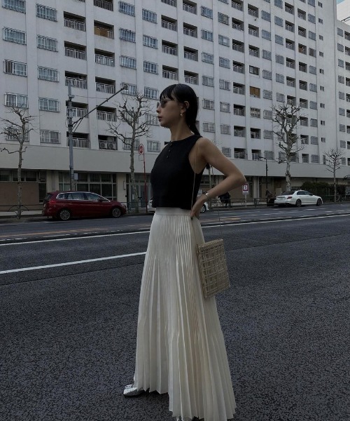 スカート AMERI HOROSCOPE SHEER PLEATS SKIRT セール】HOROSCOPE SHEER PLEATS SKIRT（スカート）｜Ameri