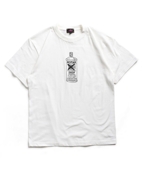 ROTAR(ローター)の「Spray Tee(Tシャツ/カットソー・メンズ・オレンジ系その他/オフホワイト/スミクロ・LARGE/SMALL/MEDIUM/X-LARGE)」の2枚目の写真