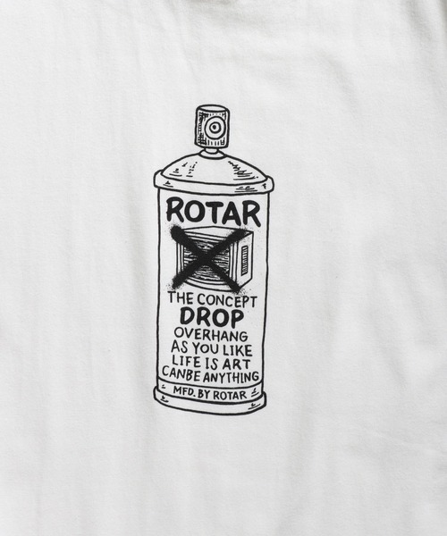 ROTAR(ローター)の「Spray Tee(Tシャツ/カットソー・メンズ・オレンジ系その他/オフホワイト/スミクロ・LARGE/SMALL/MEDIUM/X-LARGE)」の6枚目の写真