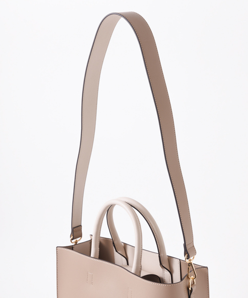 soeur（スール）の「●SOEUR/A4トートBAG（トートバッグ・レディース・ブラック/ベージュ・フリー）」の11枚目の写真