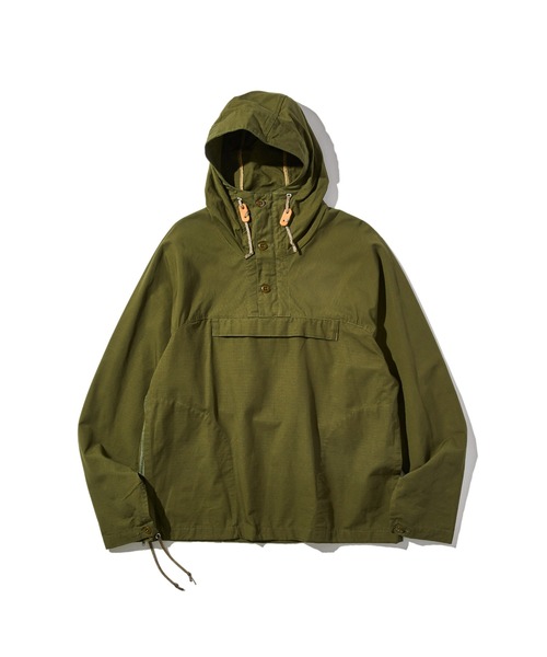 Battenwear（バテンウエア）の「【Battenwear/バテンウェア】米国製 アノラック/PACKABLE ANORAK（ブルゾン・メンズ・オリーブドラブ/ブルー系その他・SMALL/MEDIUM/LARGE）」の4枚目の写真