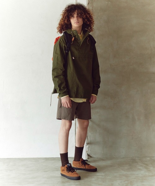 Battenwear（バテンウエア）の「【Battenwear/バテンウェア】米国製 アノラック/PACKABLE ANORAK（ブルゾン・メンズ・オリーブドラブ/ブルー系その他・SMALL/MEDIUM/LARGE）」の3枚目の写真