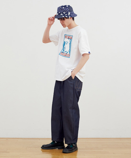 FRAPBOIS（フラボア）の「FRAPBOIS Tシャツ フロントプリント（Tシャツ/カットソー・レディース・ネイビー/ホワイト・1/0/2）」の20枚目の写真