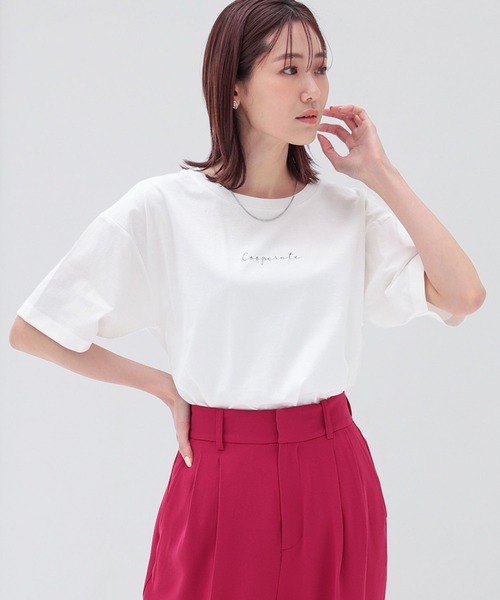 GLOBAL WORK（グローバルワーク）の「リッチクリーンプリントT半袖