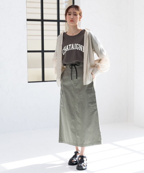 GLOBAL WORK（グローバルワーク）の「リッチクリーンプリントT半袖