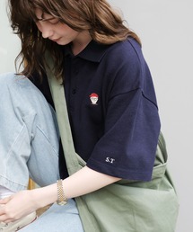 MONO-MART LADY'S | BOYワンポイント刺繍鹿の子ポロシャツ(ポロシャツ)