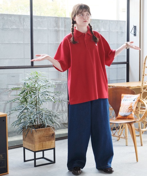 80s 西ドイツ製 BMW 鹿の子ポロシャツ　ワンポイント刺繍　Ｍ-STYLE MONO-MART LADY'S（モノマートレディース）の「BOYワンポイント