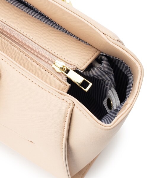 Ober Tashe(オーバータッシェ)の「ロゴ型押し3層トート(トートバッグ・レディース・アイボリー/ブラック/ピンク系/ブルー/ネイビー・FREE)」の10枚目の写真