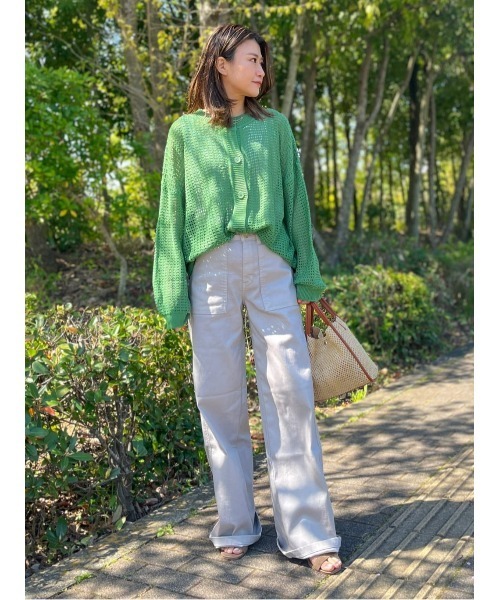 SOMETHING（サムシング）の「【SOMETHING】ＣＯＯＬワイドパンツ（デニムパンツ・レディース・シルバー・26inch/30inch/28inch/29inch/27inch）」の17枚目の写真