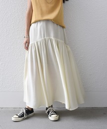 【ZOZO限定】SHIPS.me: ギャザー ロング スカート