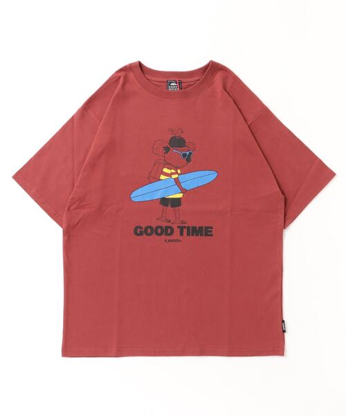 KRIFF MAYER（クリフメイヤー）の「Heavy ounce illustrated short sleeve T-shirt / ヘビーオンス イラスト半袖Ｔシャツ unisex（Tシャツ/カットソー・メンズ・ホワイト系その他/チャコール/チャコールグレー/ホワイト系その他2/グリーン/グリーン系その他/ワイン/ネイビー系/ネイビー/グレー系その他/レッド/オフホワイト・M/XL/L）」の11枚目の写真