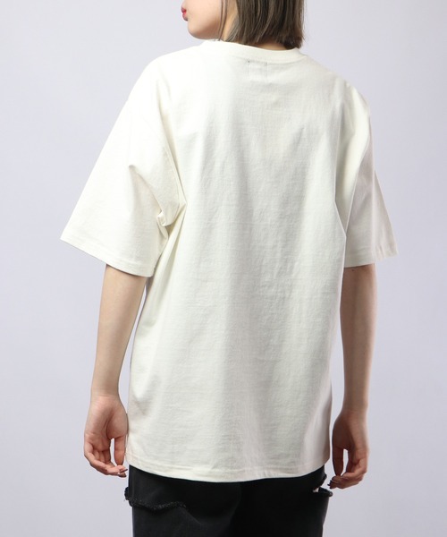 KRIFF MAYER（クリフメイヤー）の「Heavy ounce illustrated short sleeve T-shirt / ヘビーオンス イラスト半袖Ｔシャツ unisex（Tシャツ/カットソー・メンズ・ホワイト系その他/チャコール/チャコールグレー/ホワイト系その他2/グリーン/グリーン系その他/ワイン/ネイビー系/ネイビー/グレー系その他/レッド/オフホワイト・M/XL/L）」の16枚目の写真