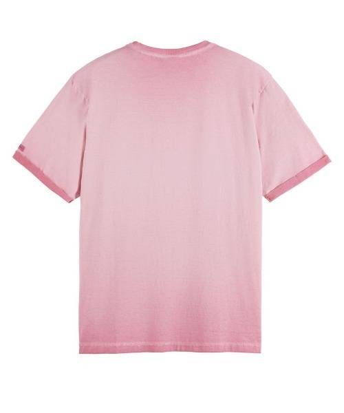 SCOTCH&SODA(スコッチアンドソーダ)の「コールドダイ アートワークTシャツ【171703】(Tシャツ/カットソー・メンズ・ピンク/ライトブルー・SMALL/MEDIUM/LARGE)」の5枚目の写真