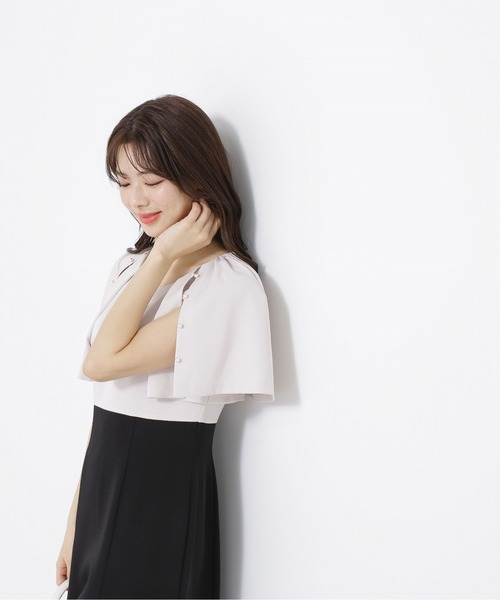 PROPORTION BODY DRESSING（プロポーションボディドレッシング）の「スリットスリーブワンピース / 1213140505（ワンピース・レディース・ブラック系その他/グレー/ピンク・X-SMALL/SMALL/MEDIUM）」の12枚目の写真