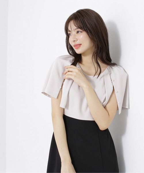 PROPORTION BODY DRESSING（プロポーションボディドレッシング）の「スリットスリーブワンピース / 1213140505（ワンピース・レディース・ブラック系その他/グレー/ピンク・X-SMALL/SMALL/MEDIUM）」の5枚目の写真