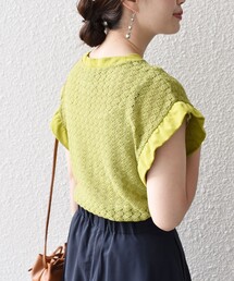 SHIPS | * 〈手洗い可能〉バルファス フリル スリーブ カットソー◆(Tシャツ/カットソー)