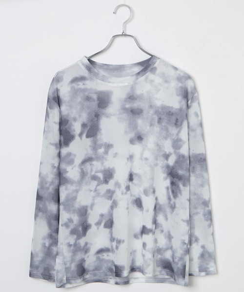 WEGO（ウィゴー）の「WEGO/【一部店限定】タイダイシアートップス（Tシャツ/カットソー・レディース・ブルー/ブラック・FREE）」の15枚目の写真