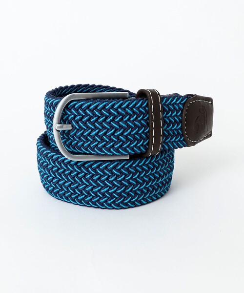 NOLLEY'S goodman（ノーリーズグッドマン）の「【SWOLE PANDA/スウォール パンダ】RECYCLED WOVEN BELT WEAVE（ベルト・メンズ・ブルー系その他/ホワイト系その他/オレンジ系その他・FREE）」の3枚目の写真
