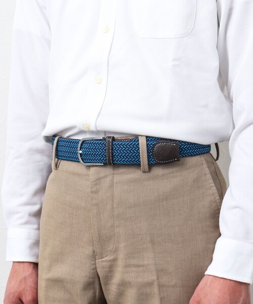 NOLLEY'S goodman（ノーリーズグッドマン）の「【SWOLE PANDA/スウォール パンダ】RECYCLED WOVEN BELT WEAVE（ベルト・メンズ・ブルー系その他/ホワイト系その他/オレンジ系その他・FREE）」の8枚目の写真
