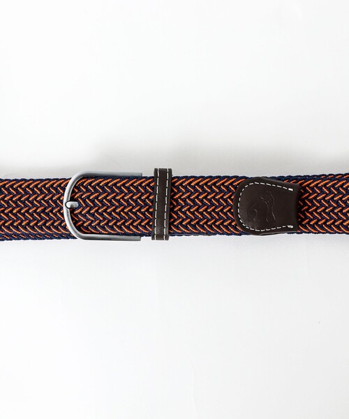 NOLLEY'S goodman（ノーリーズグッドマン）の「【SWOLE PANDA/スウォール パンダ】RECYCLED WOVEN BELT WEAVE（ベルト・メンズ・ブルー系その他/ホワイト系その他/オレンジ系その他・FREE）」の6枚目の写真