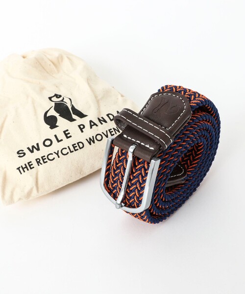 NOLLEY'S goodman（ノーリーズグッドマン）の「【SWOLE PANDA/スウォール パンダ】RECYCLED WOVEN BELT WEAVE（ベルト・メンズ・ブルー系その他/ホワイト系その他/オレンジ系その他・FREE）」の12枚目の写真