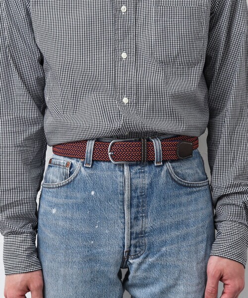 NOLLEY'S goodman（ノーリーズグッドマン）の「【SWOLE PANDA/スウォール パンダ】RECYCLED WOVEN BELT WEAVE（ベルト・メンズ・ブルー系その他/ホワイト系その他/オレンジ系その他・FREE）」の9枚目の写真