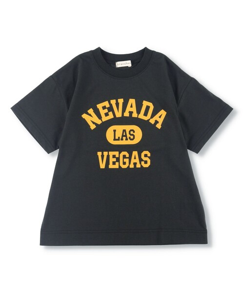 BRANSHES（ブランシェス）の「【bコレ】グラフィック半袖Tシャツ（Tシャツ/カットソー・キッズ・チャコールグレー/ライトグレー/ブラック/ベージュ/ネイビー/オフホワイト/オレンジ/ブルー/ライトグリーン/アイボリー/その他1/その他2/その他3/その他4/その他5/ライトベージュ・90/100/110/120/130/140/150/160）」の2枚目の写真