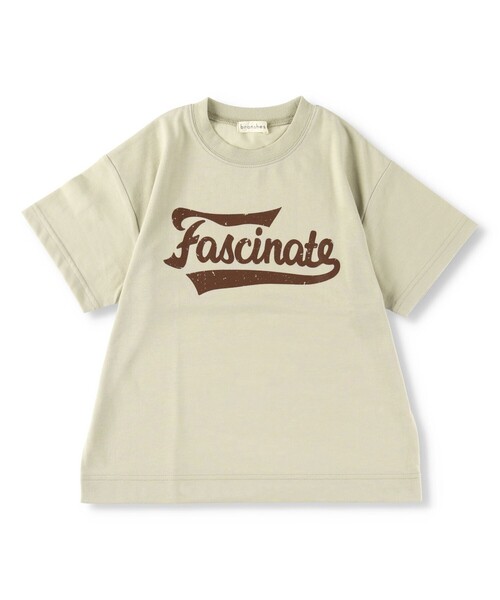 BRANSHES（ブランシェス）の「【bコレ】グラフィック半袖Tシャツ（Tシャツ/カットソー・キッズ・チャコールグレー/ライトグレー/ブラック/ベージュ/ネイビー/オフホワイト/オレンジ/ブルー/ライトグリーン/アイボリー/その他1/その他2/その他3/その他4/その他5/ライトベージュ・90/100/110/120/130/140/150/160）」の8枚目の写真