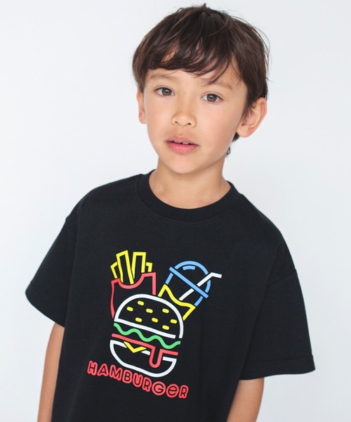 BRANSHES（ブランシェス）の「【bコレ】グラフィック半袖Tシャツ（Tシャツ/カットソー・キッズ・チャコールグレー/ライトグレー/ブラック/ベージュ/ネイビー/オフホワイト/オレンジ/ブルー/ライトグリーン/アイボリー/その他1/その他2/その他3/その他4/その他5/ライトベージュ・90/100/110/120/130/140/150/160）」の5枚目の写真