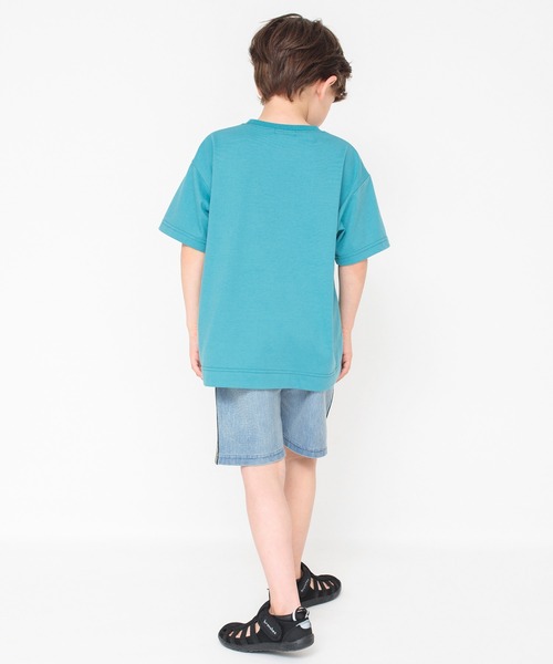 BRANSHES（ブランシェス）の「【bコレ】グラフィック半袖Tシャツ（Tシャツ/カットソー・キッズ・チャコールグレー/ライトグレー/ブラック/ベージュ/ネイビー/オフホワイト/オレンジ/ブルー/ライトグリーン/アイボリー/その他1/その他2/その他3/その他4/その他5/ライトベージュ・90/100/110/120/130/140/150/160）」の18枚目の写真