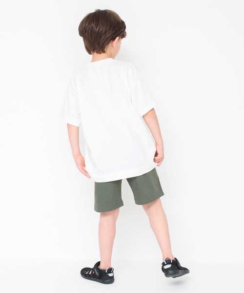 BRANSHES（ブランシェス）の「【bコレ】グラフィック半袖Tシャツ（Tシャツ/カットソー・キッズ・チャコールグレー/ライトグレー/ブラック/ベージュ/ネイビー/オフホワイト/オレンジ/ブルー/ライトグリーン/アイボリー/その他1/その他2/その他3/その他4/その他5/ライトベージュ・90/100/110/120/130/140/150/160）」の19枚目の写真