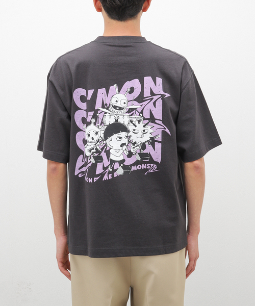 B.C STOCK(ベーセーストック)の「【ダメダメモンスター】半袖Tシャツ ”バンド”(Tシャツ/カットソー・メンズ・ホワイト/ブラック系その他・SMALL/MEDIUM/LARGE)」の13枚目の写真