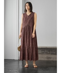【LUXE】カットワークコットンレースワンピース