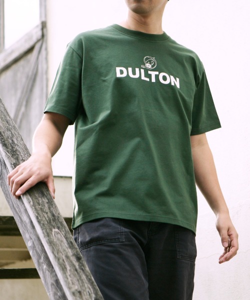 DULTON(ダルトン)の「DULTON T-SHIRT/ ダルトン Tシャツ(Tシャツ/カットソー・メンズ・ブラック/ホワイト/ネイビー/テラコッタ/グリーン・LARGE/MEDIUM/SMALL/X-LARGE)」の1枚目の写真