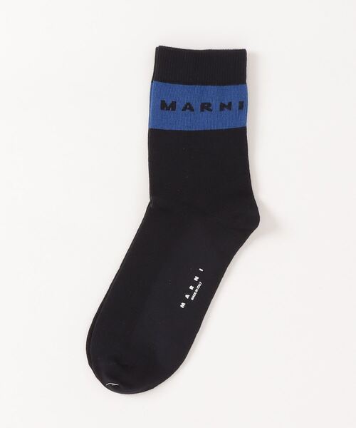 MARNI(マルニ)の「MARNI(マルニ)Kids & Junior バイカラーソックス(ソックス/靴下・キッズ・ネイビー/グレー/ブラック/ライトピンク・Ⅱ/Ⅲ/Ⅰ)」の3枚目の写真