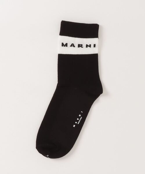 MARNI(マルニ)の「MARNI(マルニ)Kids & Junior バイカラーソックス(ソックス/靴下・キッズ・ネイビー/グレー/ブラック/ライトピンク・Ⅱ/Ⅲ/Ⅰ)」の2枚目の写真