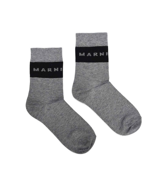 MARNI(マルニ)の「MARNI(マルニ)Kids & Junior バイカラーソックス(ソックス/靴下・キッズ・ネイビー/グレー/ブラック/ライトピンク・Ⅱ/Ⅲ/Ⅰ)」の1枚目の写真