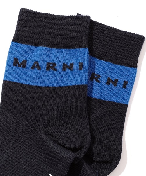 MARNI(マルニ)の「MARNI(マルニ)Kids & Junior バイカラーソックス(ソックス/靴下・キッズ・ネイビー/グレー/ブラック/ライトピンク・Ⅱ/Ⅲ/Ⅰ)」の11枚目の写真