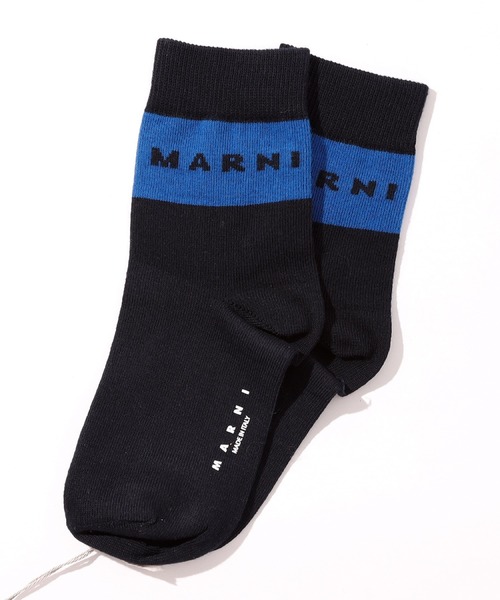 MARNI(マルニ)の「MARNI(マルニ)Kids & Junior バイカラーソックス(ソックス/靴下・キッズ・ネイビー/グレー/ブラック/ライトピンク・Ⅱ/Ⅲ/Ⅰ)」の10枚目の写真