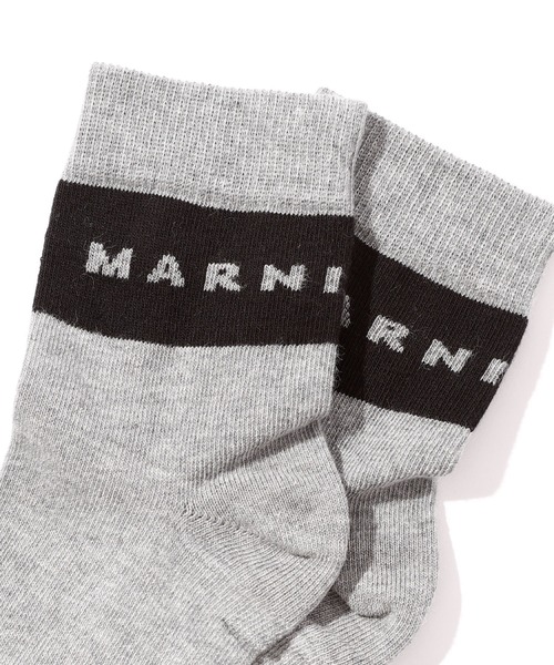 MARNI(マルニ)の「MARNI(マルニ)Kids & Junior バイカラーソックス(ソックス/靴下・キッズ・ネイビー/グレー/ブラック/ライトピンク・Ⅱ/Ⅲ/Ⅰ)」の8枚目の写真