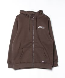 スロウガン　ブラウン　パーカー SEQUENZ｜シークエンズのパーカー（ブラウン/茶色系・ブランド