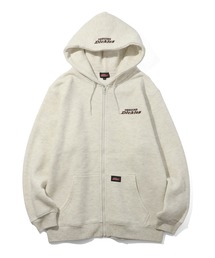 【GENUINE DICKIES/ジェニュインディッキーズ】裏起毛 ワンポイントロゴ ジップアップパーカー
