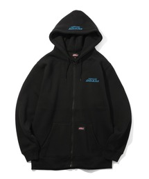 【GENUINE DICKIES/ジェニュインディッキーズ】裏起毛 ワンポイントロゴ ジップアップパーカー