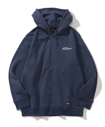 【GENUINE DICKIES/ジェニュインディッキーズ】裏起毛 ワンポイントロゴ ジップアップパーカー