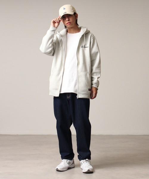 Dickies（ディッキーズ）の「【GENUINE DICKIES/ジェニュインディッキーズ】裏起毛 ワンポイントロゴ ジップアップパーカー（パーカー・メンズ・ネイビー/アッシュグレー/ブラック/ブルー系その他/ダークグリーン/ブラウン/ダークブラウン・M/L/XL）」の16枚目の写真
