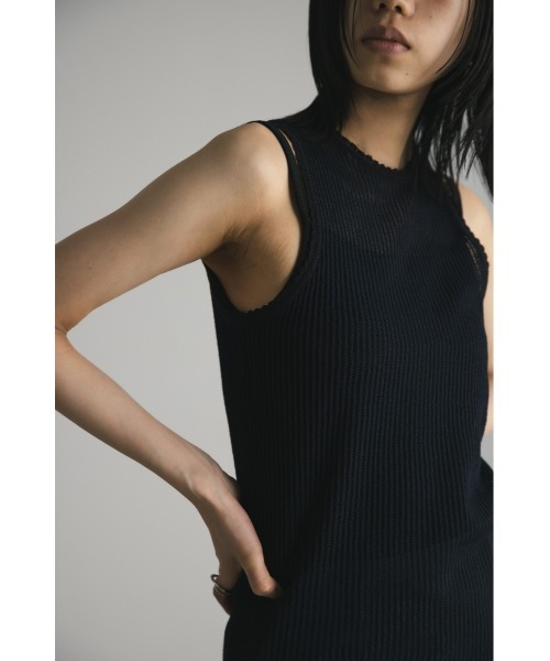 STYLEMIXER（スタイルミキサー）の「バイカラーシアークロシェニット